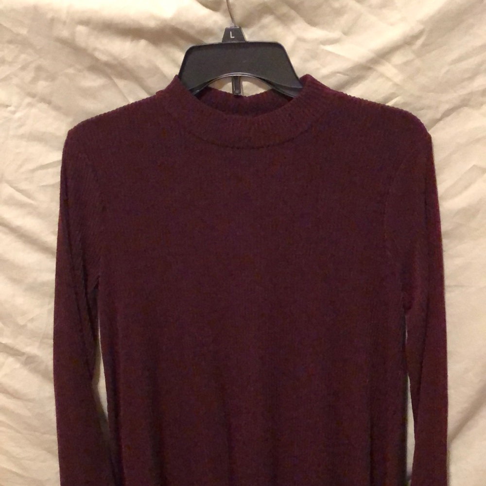 Burgundy dress